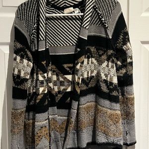 Knitted Chevron Cardigan